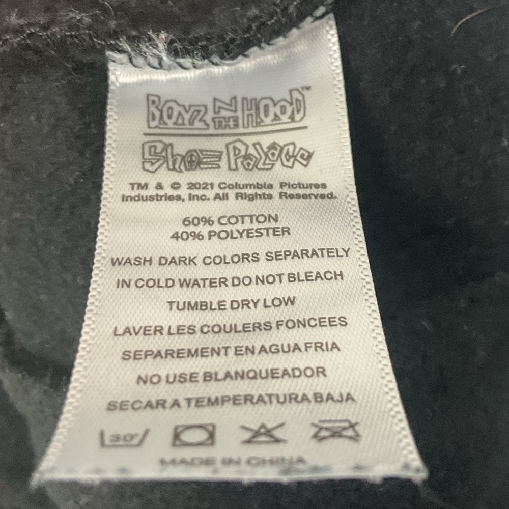 Pre-Owned Shoe Palace x Boyz N The Hood Men’s Black Swear Shorts, Size M - Picture 10 of 10